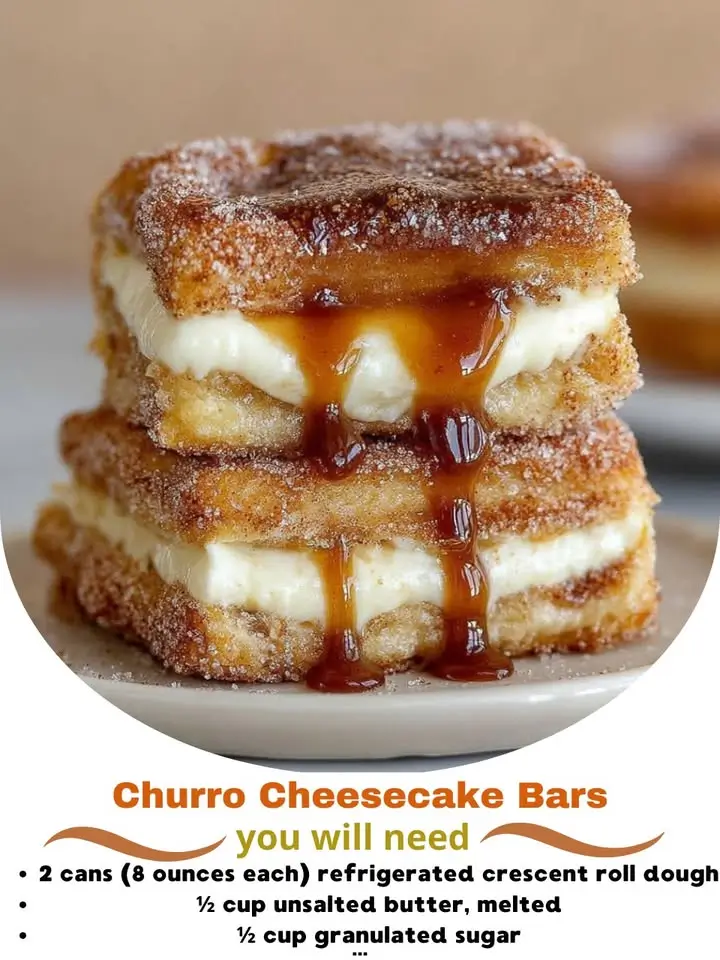 Churro Cheesecake Bars