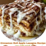 Cinnamon Roll Apple Lasagna Recipe