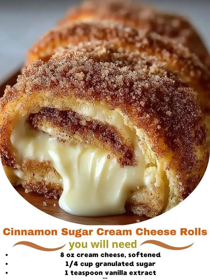 Cinnamon Sugar Cream Cheese Rolls