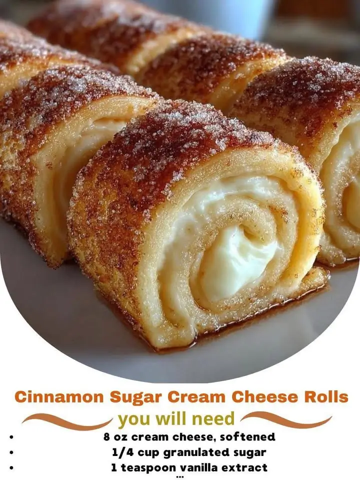 Cinnamon Sugar Cream Cheese Rolls