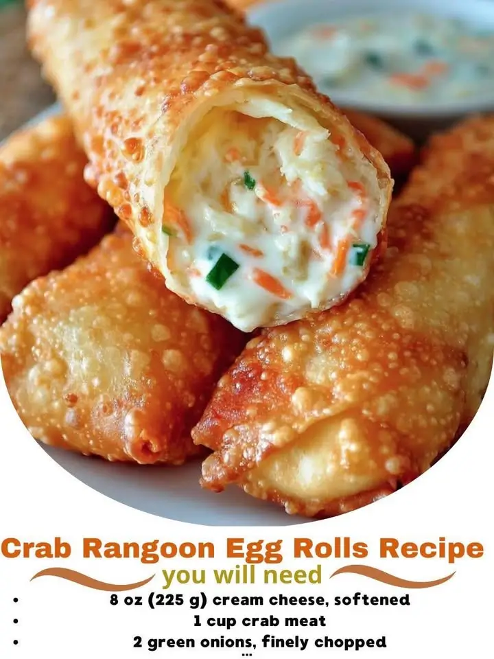 Crab Rangoon Egg Rolls Recipe