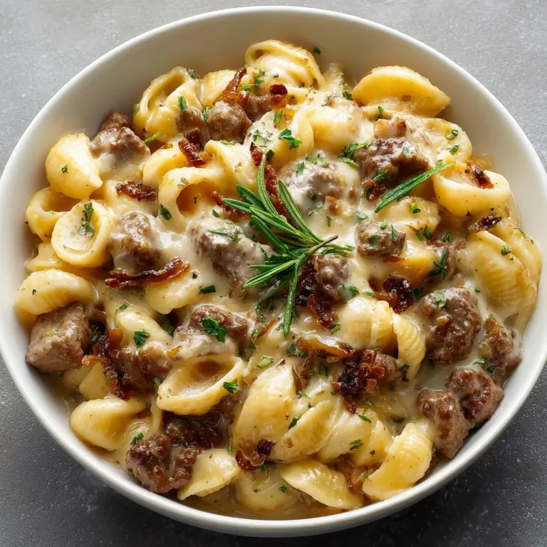 Creamy Beef & Shells