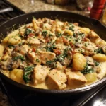 Creamy Chicken Gnocchi Skillet