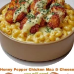 Creamy Honey Pepper Chicken Mac and Cheese