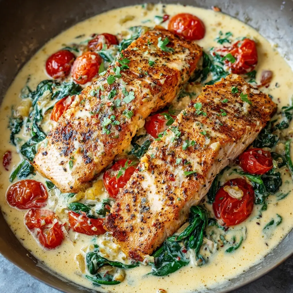 Creamy Tuscan Salmon