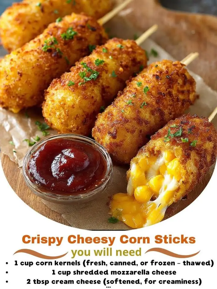 Crispy Cheesy Corn Sticks