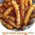 Crispy Garlic Parmesan Fries Recipe