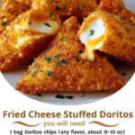 Fried Cheese Stuffed Doritos