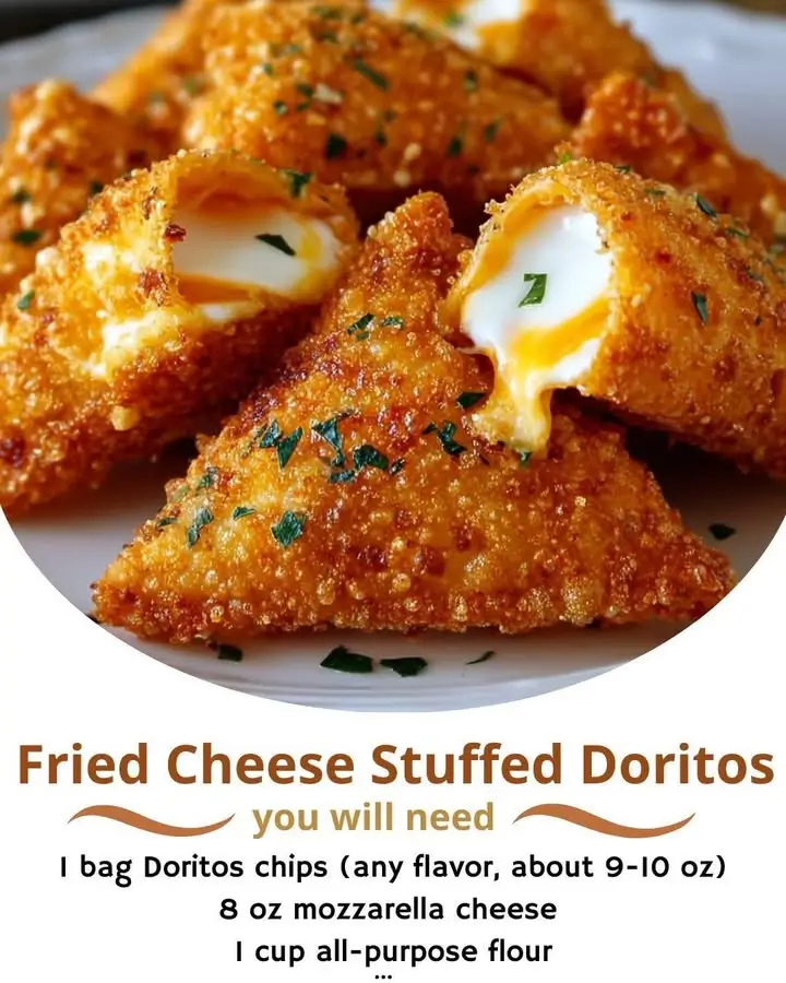 Fried Cheese Stuffed Doritos