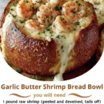 Garlic Butter Shrimp Bread Bowl