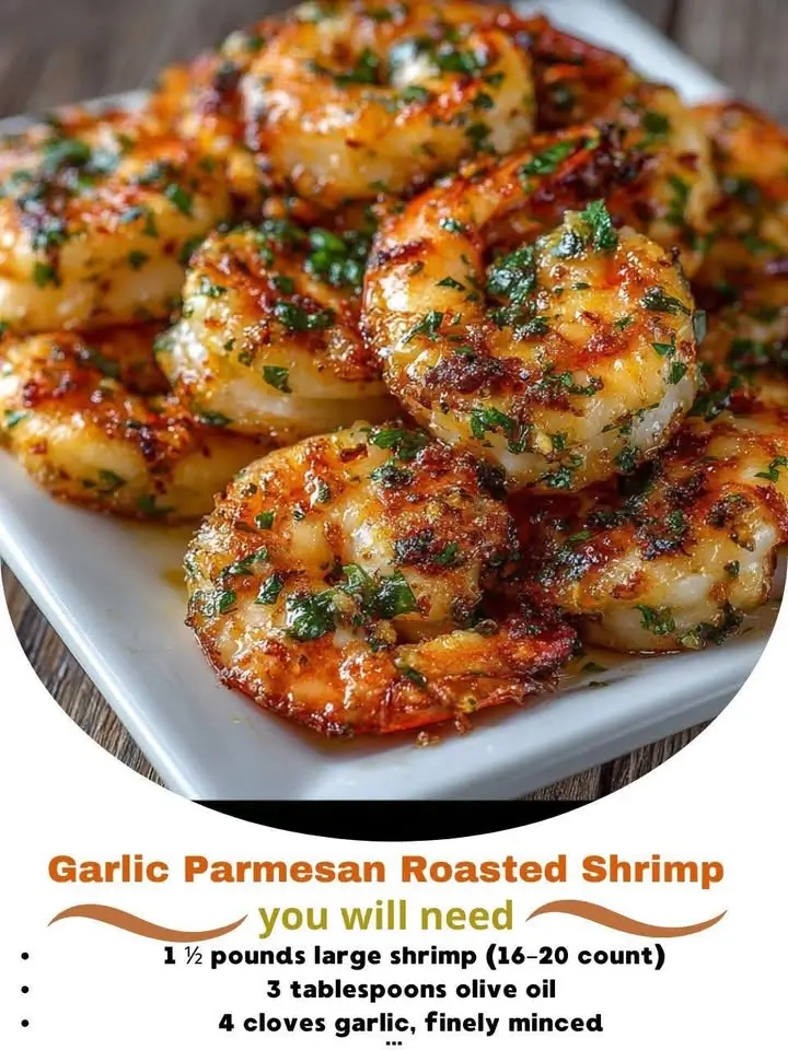 Garlic Parmesan Roasted Shrimp Recipe: A Savory Seafood Delight