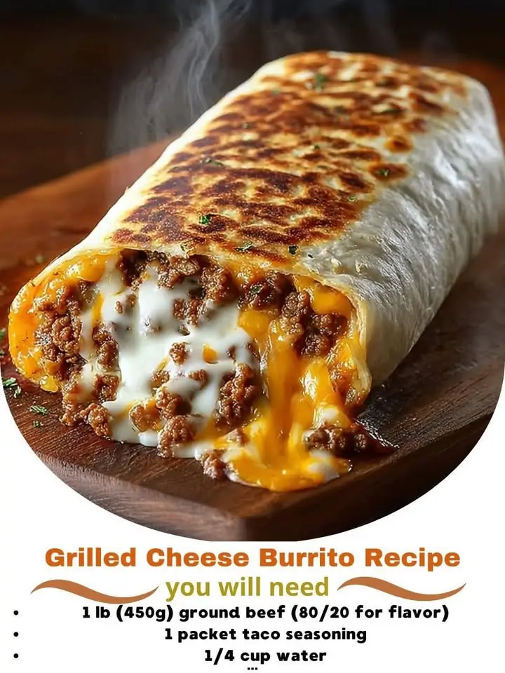 Grilled Cheese Burrito Recipe