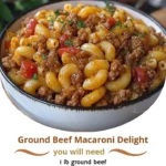 Ground Beef Macaroni Delight