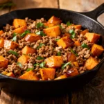 Ground Turkey Sweet Potato Skillet