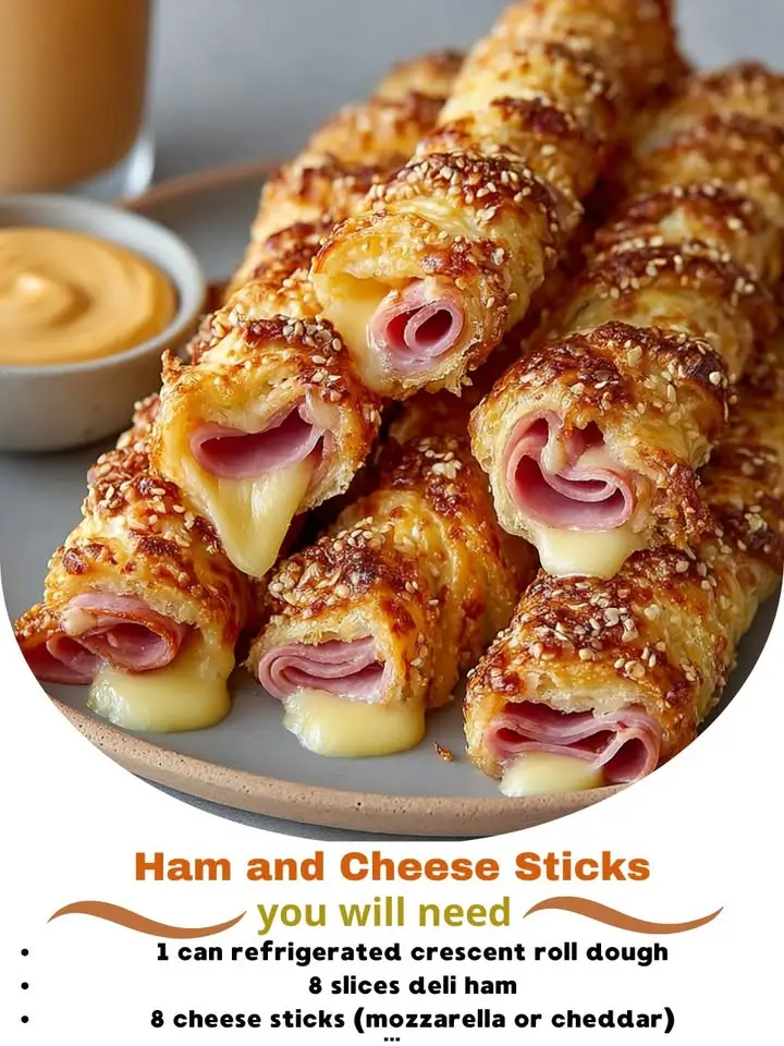 Ham and Cheese Sticks