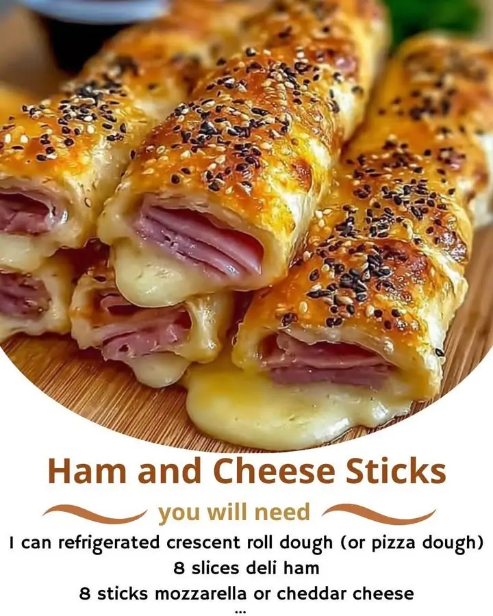 Ham and Cheese Sticks