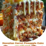 Hawaiian Carrot Pineapple Cake