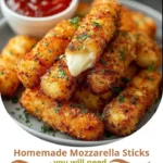 Homemade Mozzarella Sticks
