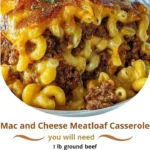 Mac and Cheese Meatloaf Casserole