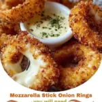 Mozzarella Stick Onion Rings