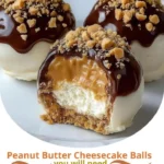 No-Bake Peanut Butter Cheesecake Balls Recipe