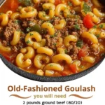 Old-Fashioned Goulash Recipe