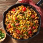 One-Pot Cheeseburger Pasta