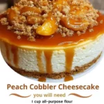 Peach Cobbler Cheesecake