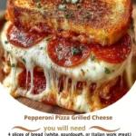 Pepperoni Pizza Grilled Cheese
