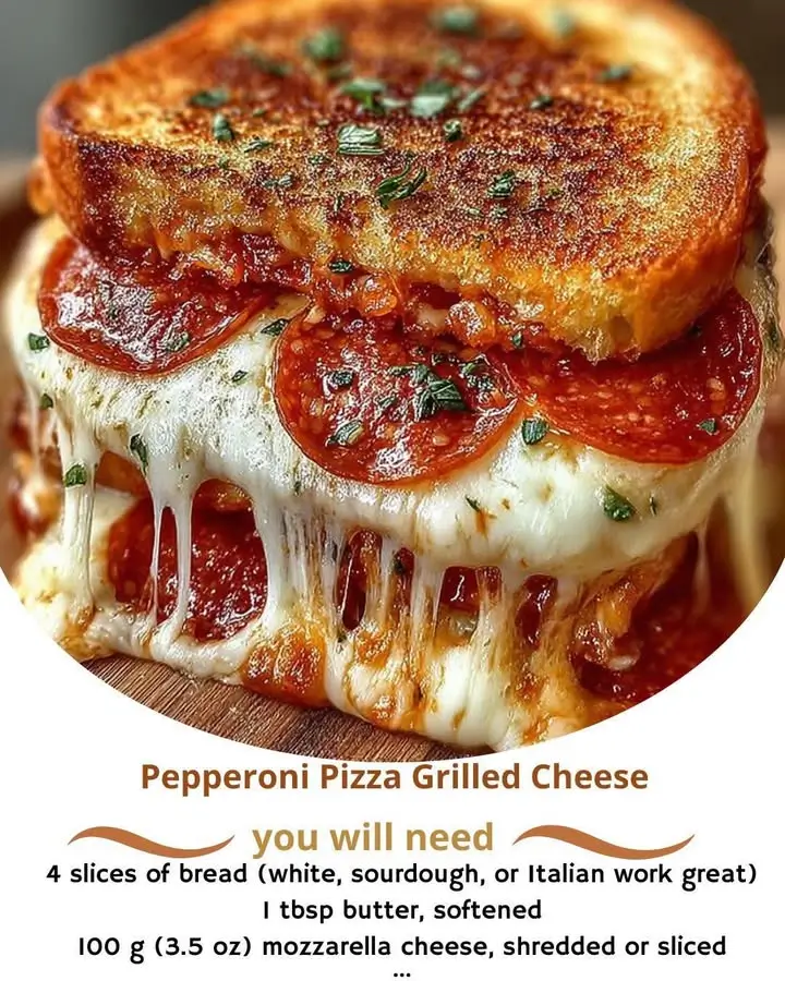 Pepperoni Pizza Grilled Cheese