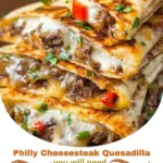 Philly Cheesesteak Quesadilla