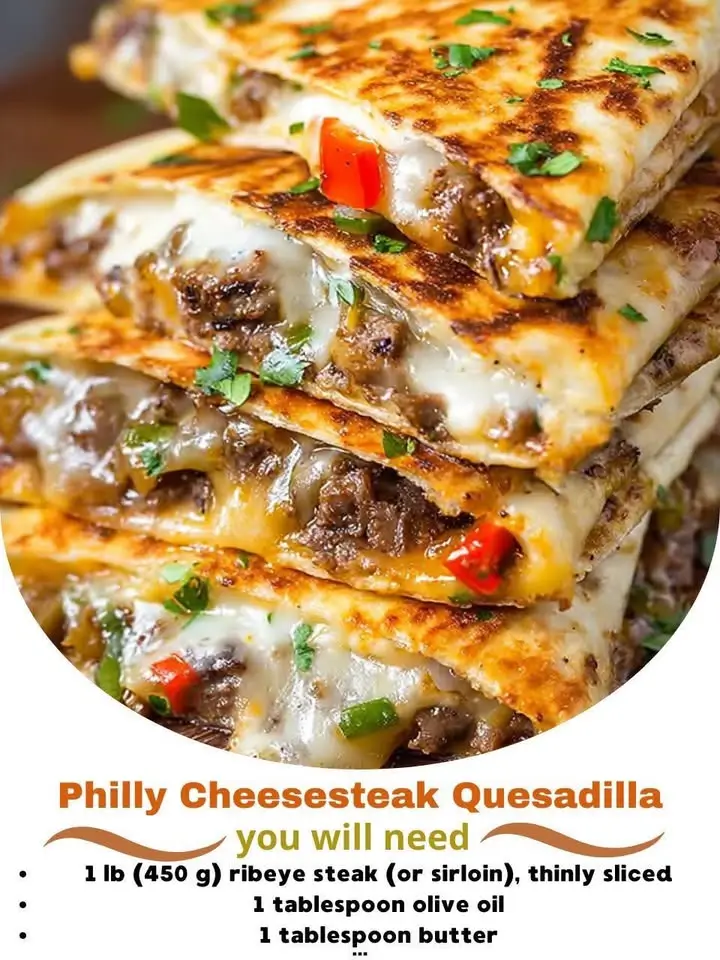 Philly Cheesesteak Quesadilla