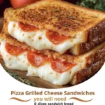 Pizza Grilled Cheese Sandwiches