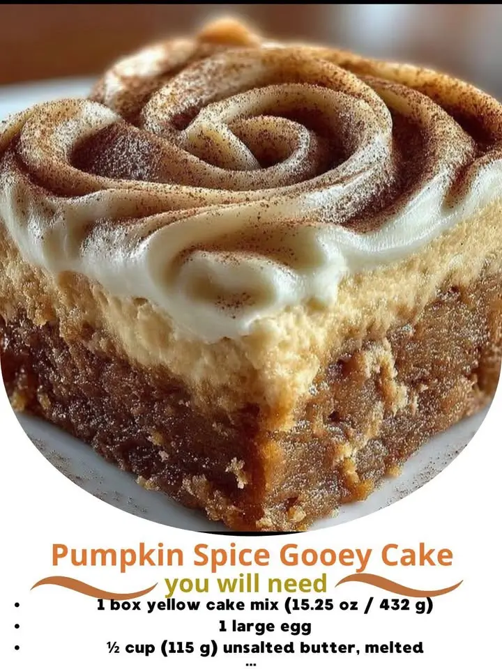 Pumpkin Spice Gooey Cake Recipe A Fall Favorite