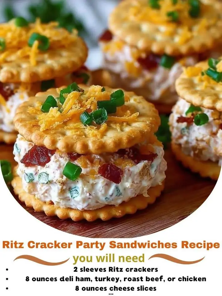 Recette de sandwichs de fête au cracker Ritz