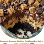 Reese’s Peanut Butter Earthquake Cake