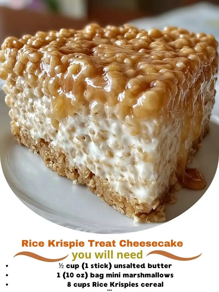 Rice Krispie Treat Cheesecake Recipe