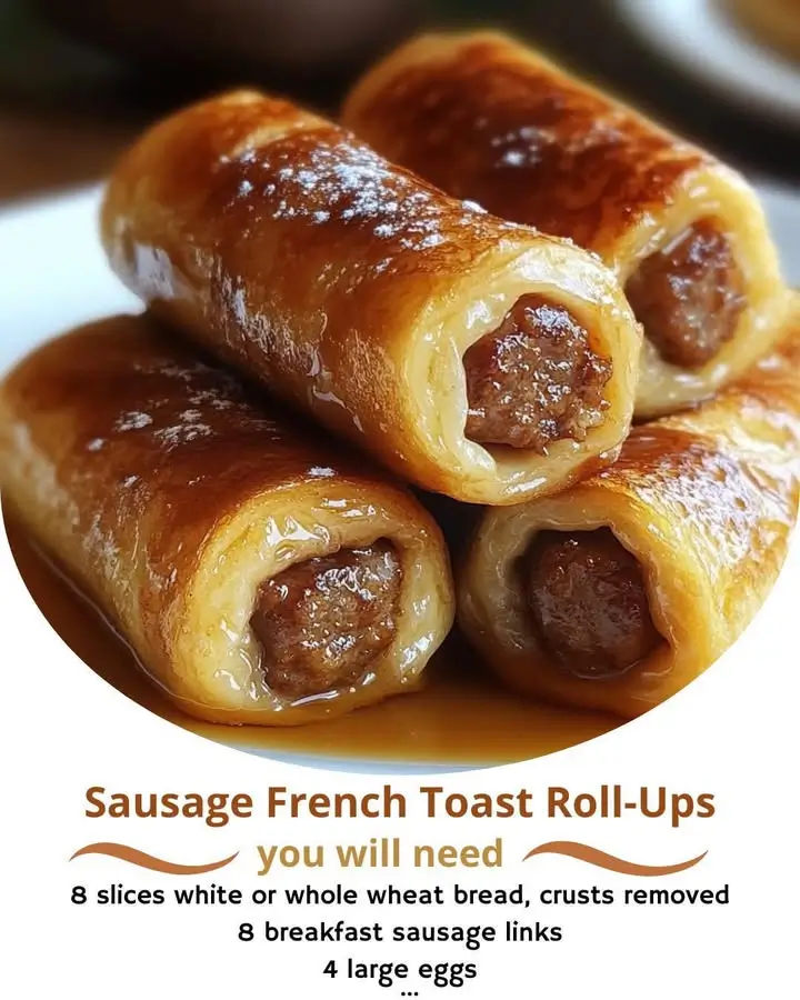 Sausage French Toast Roll-Ups