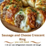 Sausage and Cheese Crescent Ring Recipe