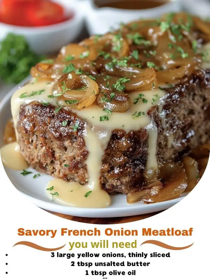 Savory French Onion Meatloaf