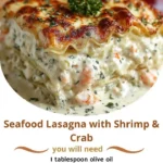 Seafood Lasagna with Shrimp & Crab
