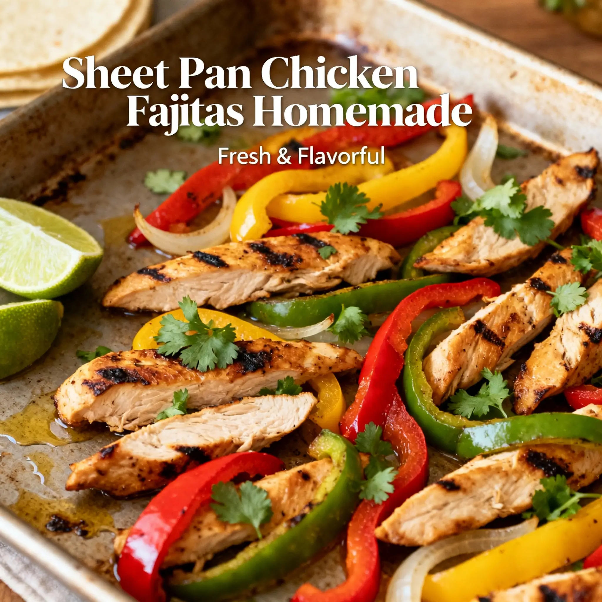 Sheet Pan Chicken Fajitas
