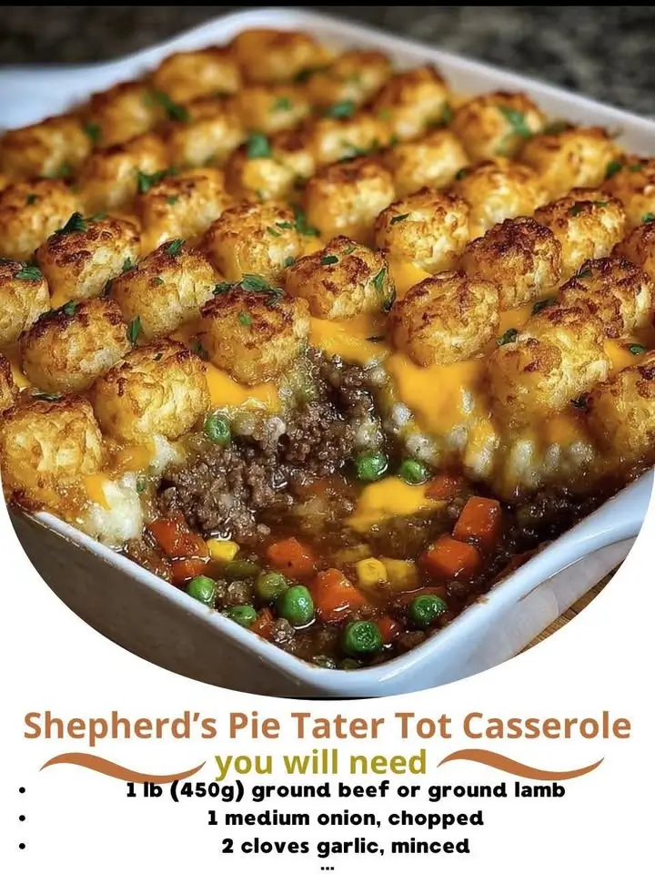 Shepherd’s Pie Tater Tot Casserole