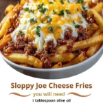 Sloppy Joe Cheese Fries