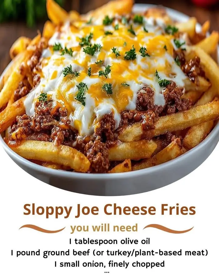 Sloppy Joe Cheese Fries