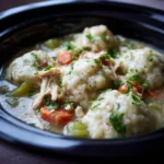 Slow Cooker Chicken & Dumplings