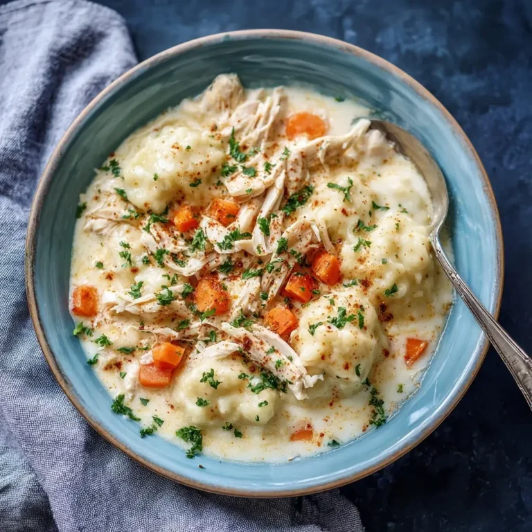 Slow Cooker Chicken & Dumplings