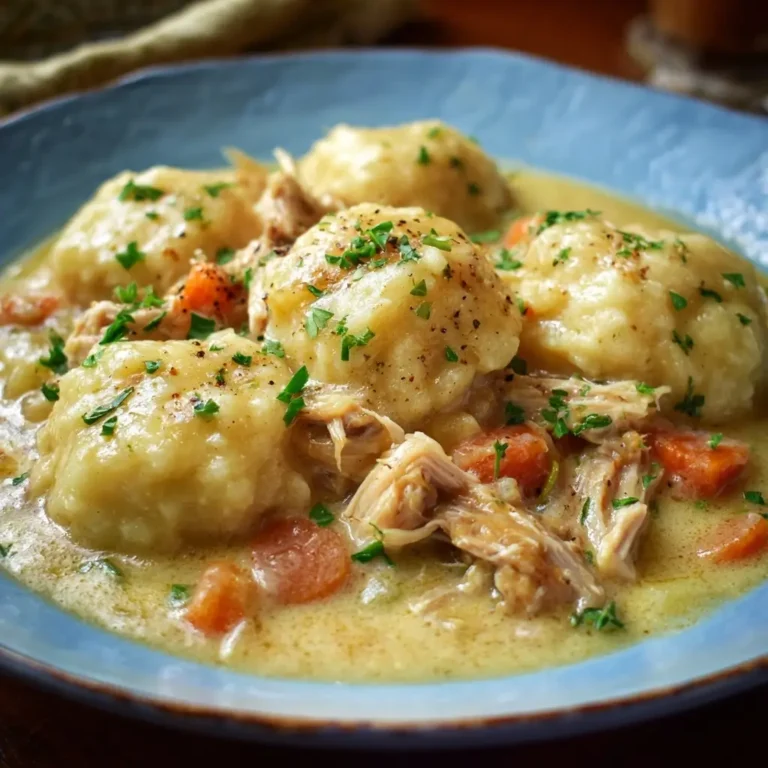 Slow Cooker Chicken & Dumplings
