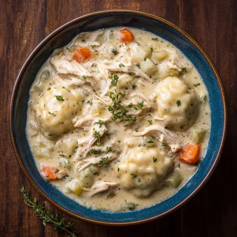 Slow Cooker Chicken & Dumplings
