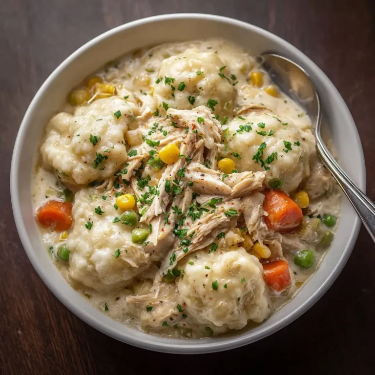 Slow Cooker Chicken & Dumplings